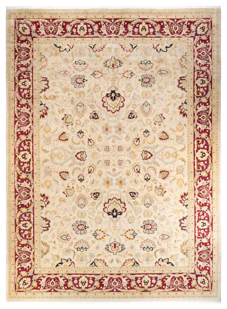 Mogul, One-of-a-Kind Hand-Knotted Area Rug Ivory, 10' 3 x 14' 1