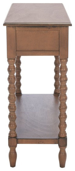 Safavieh Athena 2 Drawer Console Table, Brown