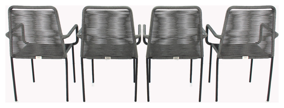 Set of 4 Palaio Chair, Grey