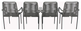 Set of 4 Palaio Chair, Grey