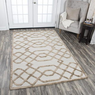 Rizzy Home ME317A Monroe Area Rug 5'x8' Cream
