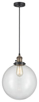 INNOVATIONS 201CSW-BAB-G202-12-LED 1-Light Mini Pendant Black Antique Brass
