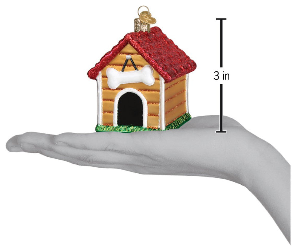 Old World Christmas Dog House Ornament for Christmas Tree