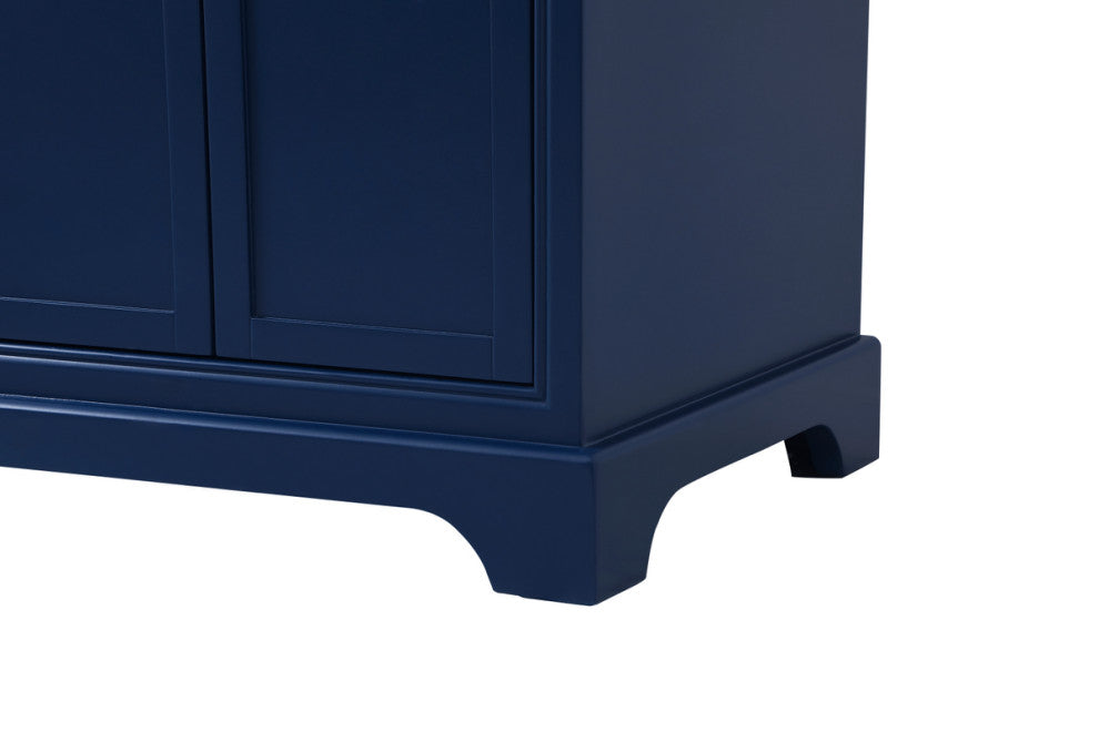 Amber 60" Double Bathroom Vanity, Blue