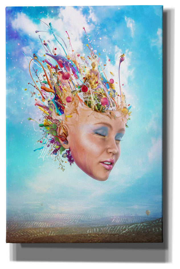 Cortesi Home "Muse" by Mario Sanchez Nevado, Giclee Canvas Wall Art, 12"x18"