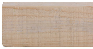 Solid Timber Floating Mantel Shelf, Unfinished, 24"