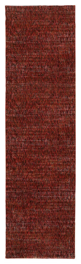 Aegina Antiquities Red/Rust Area Rug , 2'6"x12'