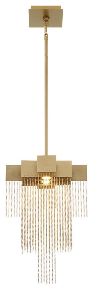 Bloomfield 2-Light Pendant, Gold