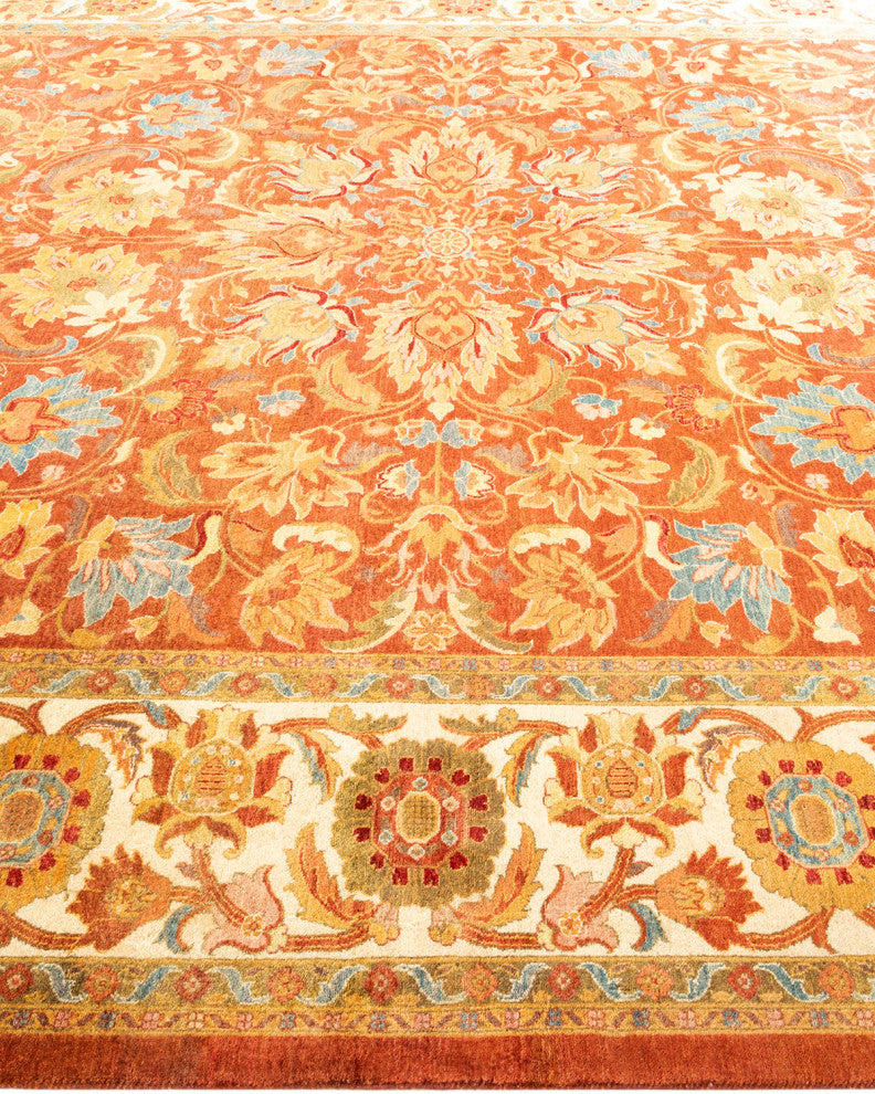 Mogul, One-of-a-Kind Hand-Knotted Area Rug Pink, 8' 5" x 10' 3"