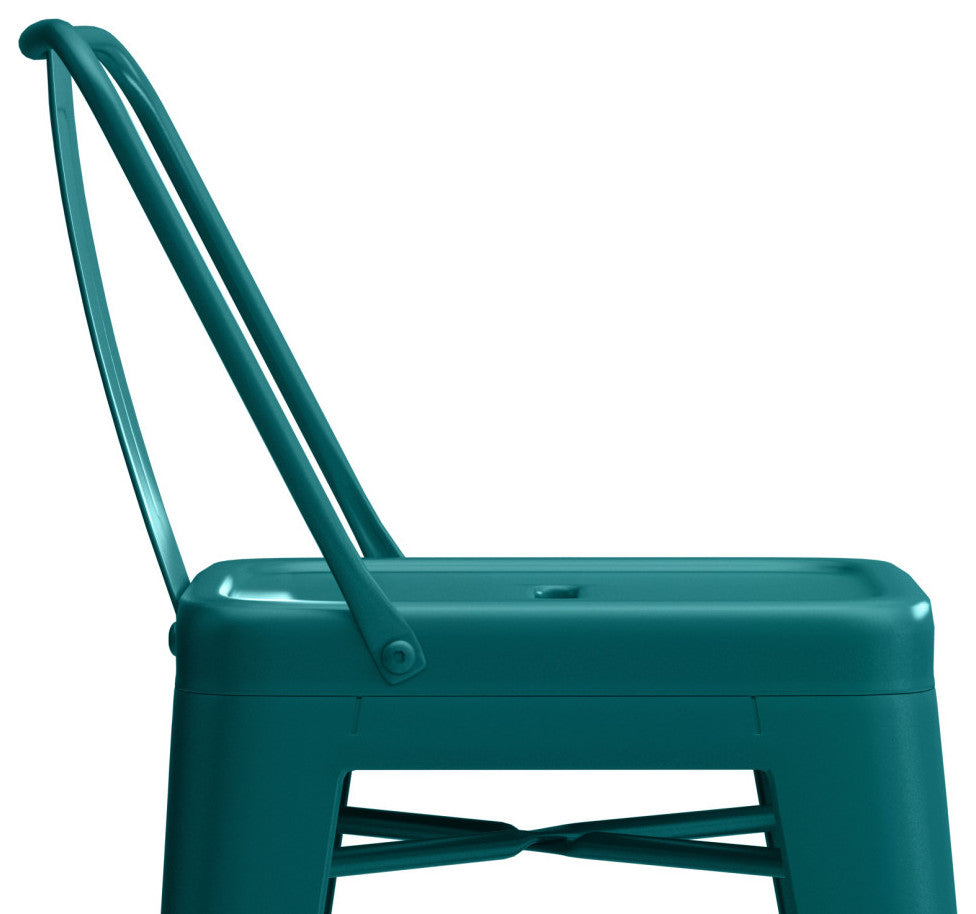 Rayne 24 inch Metal Counter Height Stool (Set of 4)