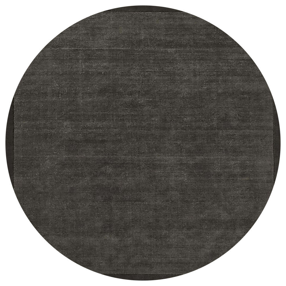Ahgly Company Indoor Round Mid-Century Modern Area Rugs, 3' Round
