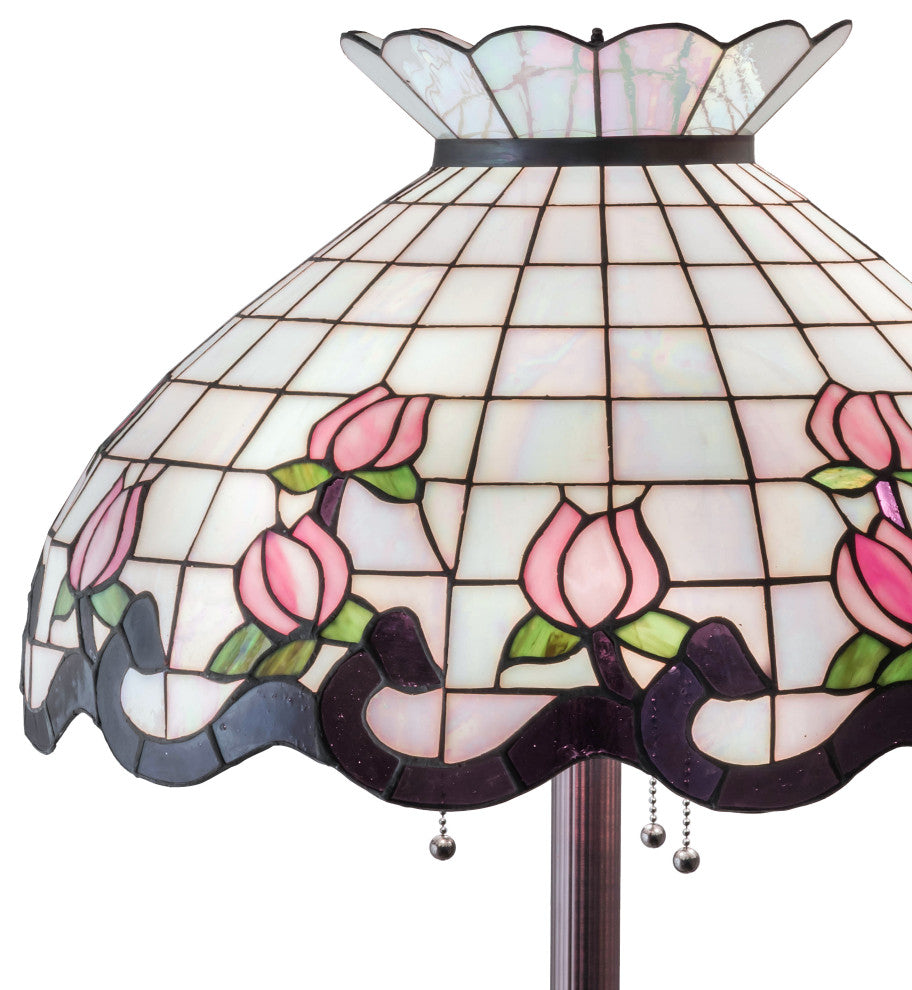 62 High Roseborder Floor Lamp