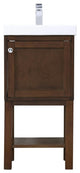 Elegant VF2518AC 18" Single Bathroom Vanity Set, Antique Coffee