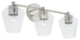 Capital Lighting 141431-507 3 Light 24"W Bathroom Vanity Light - Polished