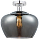 Innovations 616-1F-PC-G93-L Fenton 1 Light Semi-Flush Mount, Polished Chrome