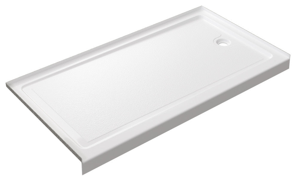 Shower Pan, 60"w X 30"d, Right