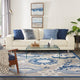 Nourison Aloha 7' x 10' Blue/Grey Contemporary Area Rug
