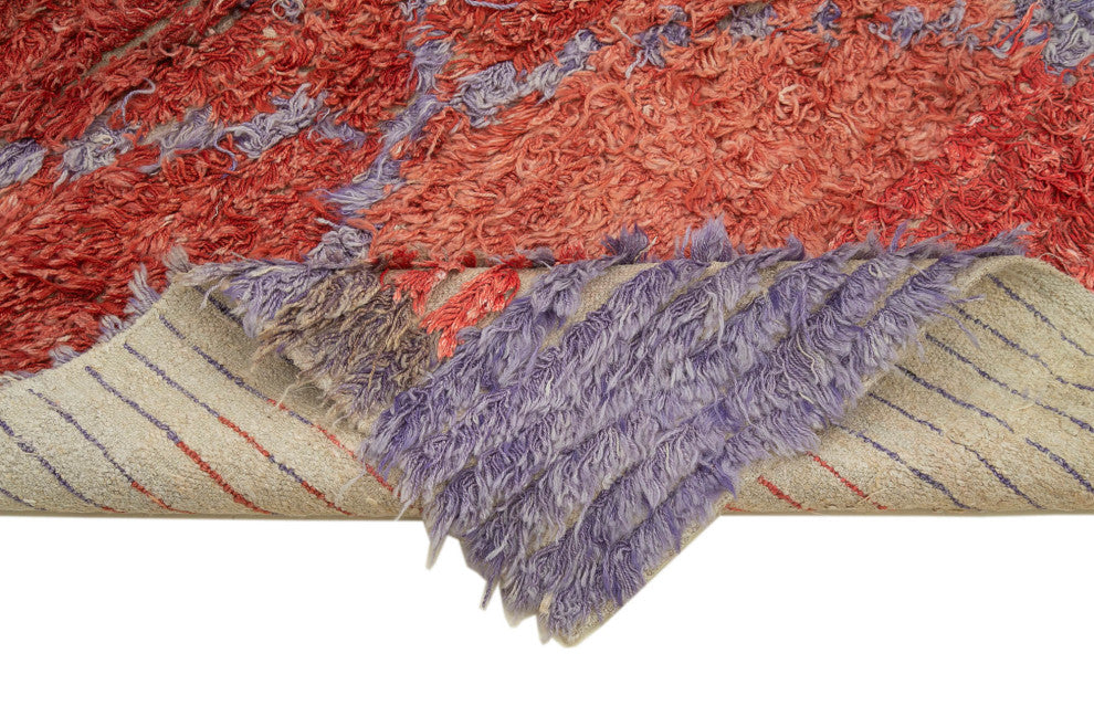 Rug N Carpet - Handmade Turkish 3' 10'' x 6' 10'' Modern Design Wool Kilim Rug