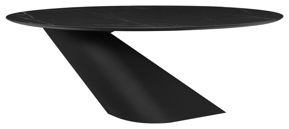 Oblo Black Ceramic Dining Table, HGNE278