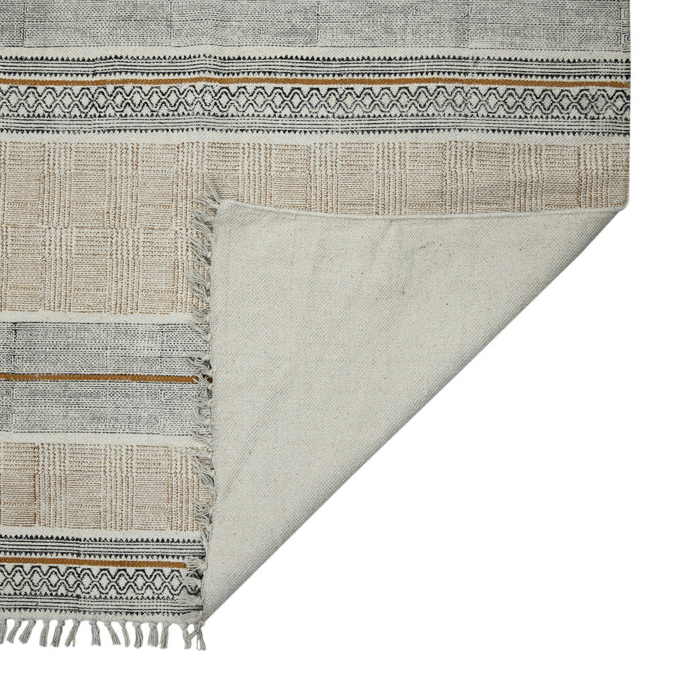 DUNE Briel Area Rug, Brown, 2'' x 3'', Geometric