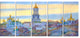 "Monastery on Steep Hill" Canvas Print, 5 Panels