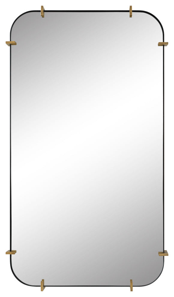 Uttermost UT-9888 Mirror from the Pali collection, Black Iron
