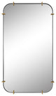 Uttermost UT-9888 Mirror from the Pali collection, Black Iron