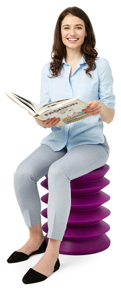 ErgoErgo Adult Stool, Plum