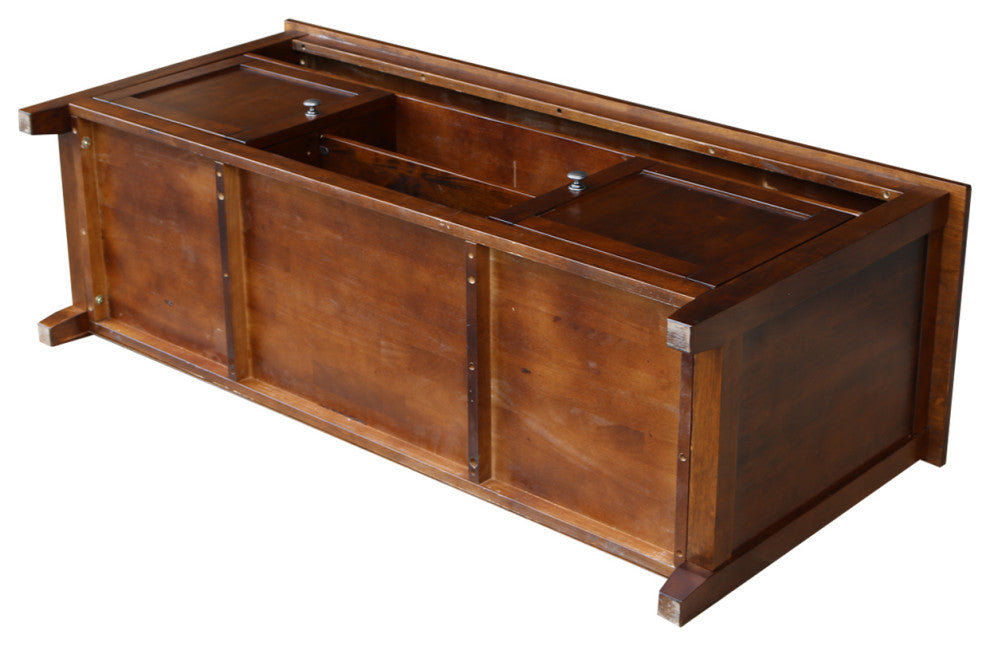 Entertainment / TV Stand with 2 Doors, Espresso