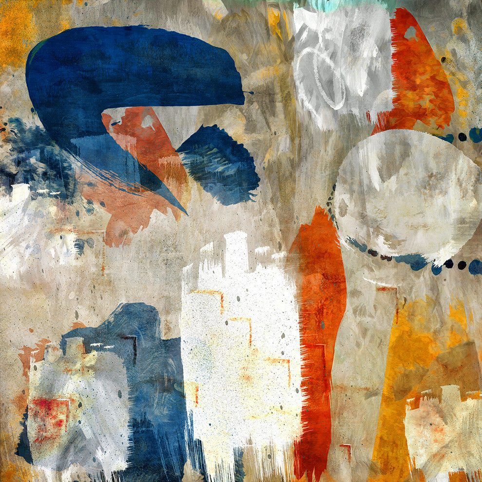 "Midday Meadow One" Metal, 36"x36"