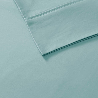 Madison Park 800 Thread Count Cotton-Blend Sateen 6-Piece Sheet Set, Aqua