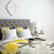Deny Designs Karen Harris Bumble Bee Whisper Duvet Cover - Lightweight