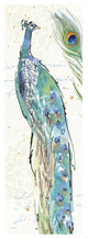 "Peacock Garden IV" Digital Paper Print by Anne Tavoletti, 26"x74"