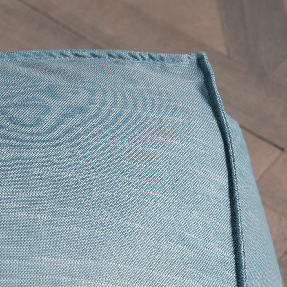 3 Ft Water Resistant Fabric Bean Bag Chair, Teal