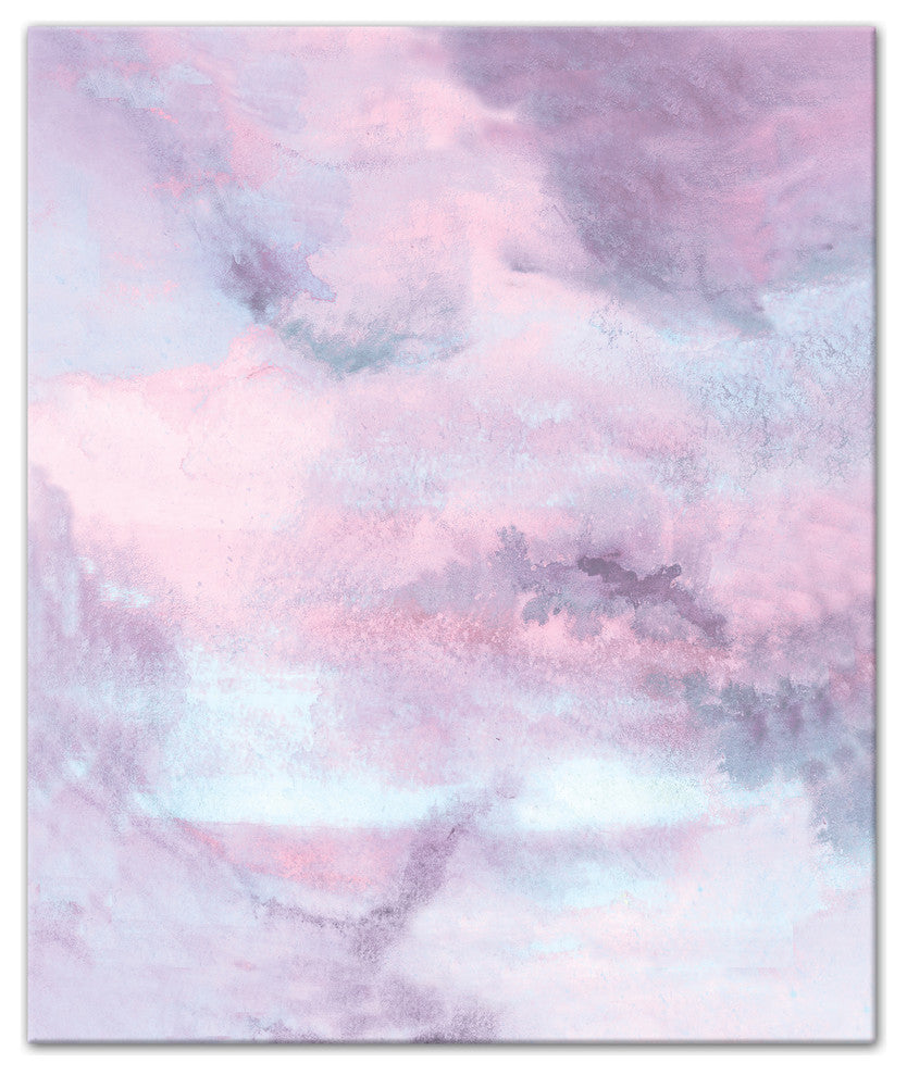 Purple Watercolor 20x24 Canvas Wall Art