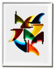 "G&S Starfins" Surf Art Photograph, White Frame, 14''x18''