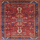 Ahgly Company Indoor Square Mid-Century Modern Area Rugs, 7' Square
