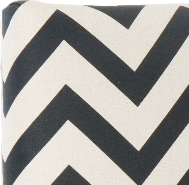 Safavieh Ziggy Twin Headboard, Black and White Zig Zag