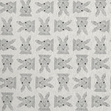 Criss Cross Bunnies Easter Chenille Rug, Whisper White, 5'x7'