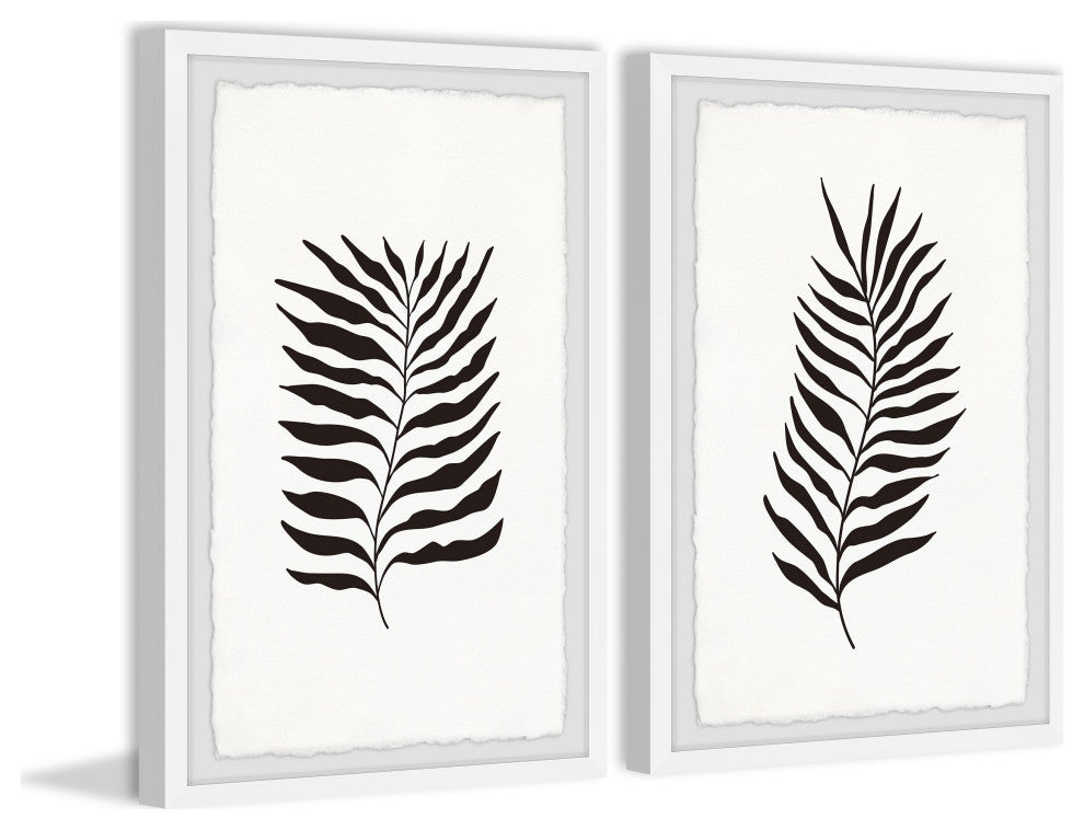 Fern Connection Diptych, Set of 2, 12x18 Panels
