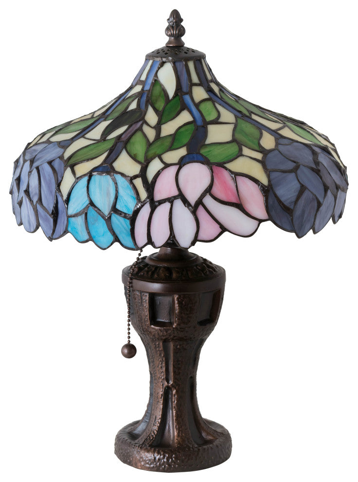 Meyda Lighting 224040 17" High Wisteria Table Lamp