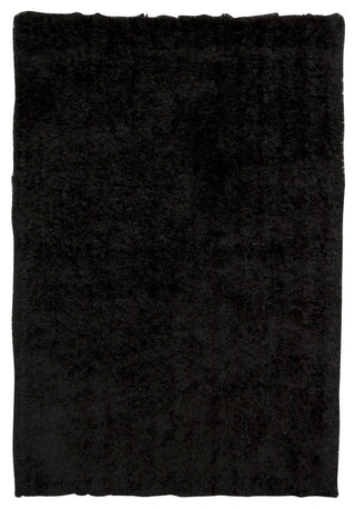 Oyster Contemporary Area Rug, Black, 7'9"x10'6"