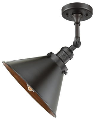 1-Light Briarcliff Semi-Flush Mount, Oil Rubbed Bronze