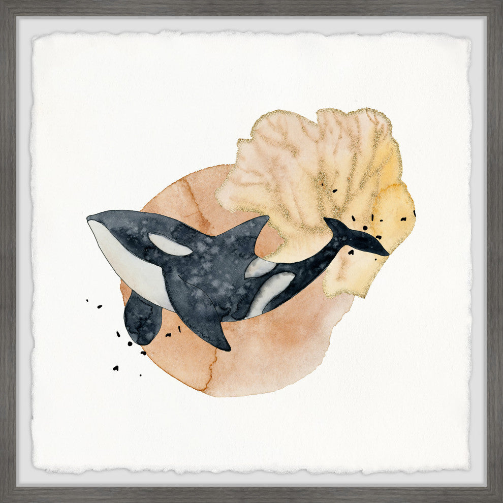 "Top Predator" Framed Painting Print, 12x12