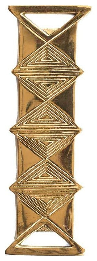 Zestt Double Pour Bottle Opener, Brass