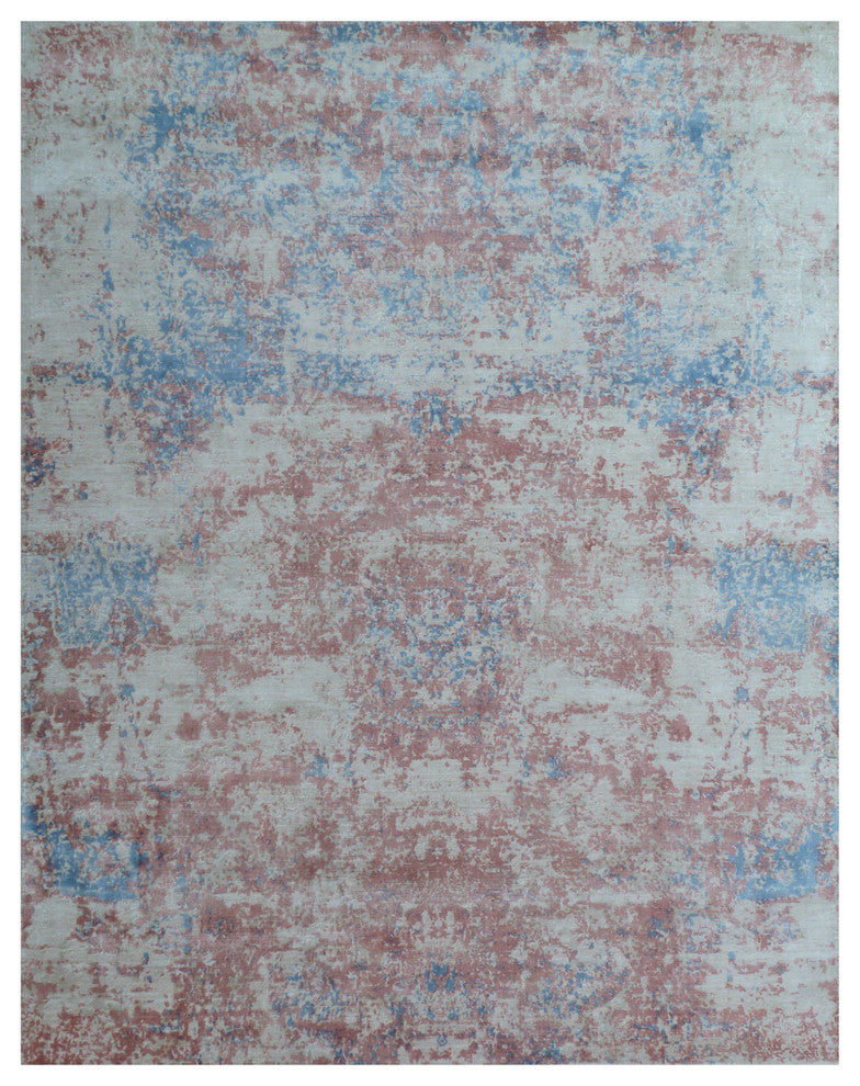 Cassina Rug, Ivory and Pink, 8'x10'