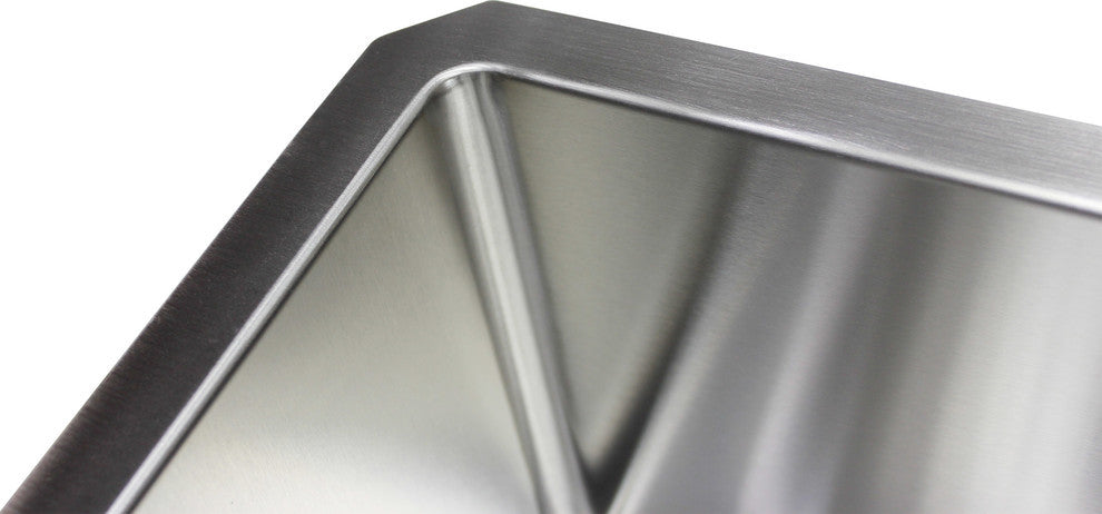 37" 16 Gauge Undermount Double Bowl Stainless Steel Sink package