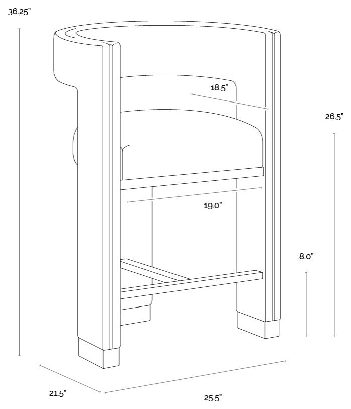 Adamina Counter Stool, Rhea Light Barley