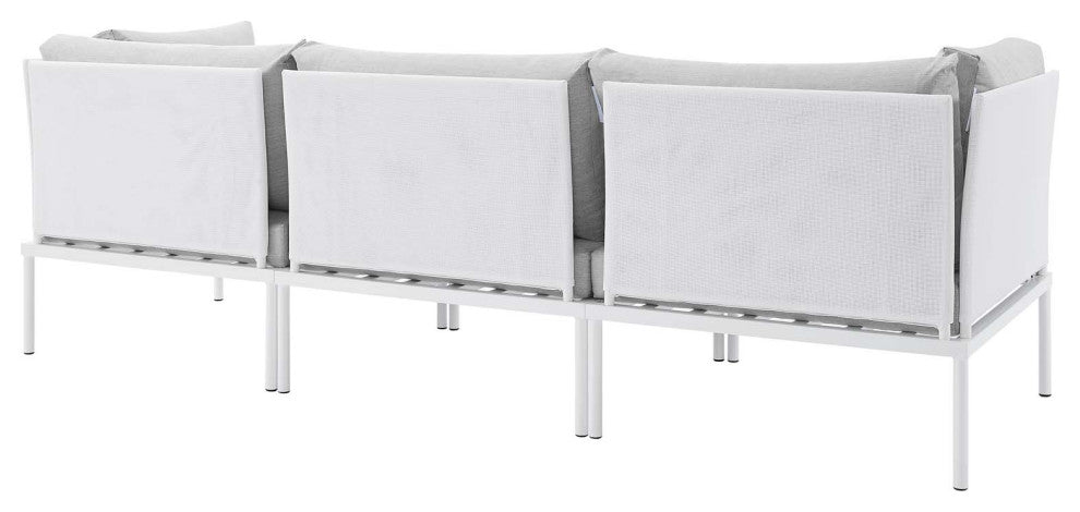 Harmony Sunbrella Outdoor Patio Aluminum Sofa
