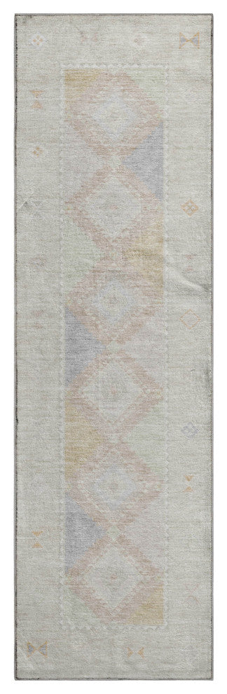 Addison Premium Washable Mayfield AMF177 Ivory 2'3" x 7'6" Runner Rug